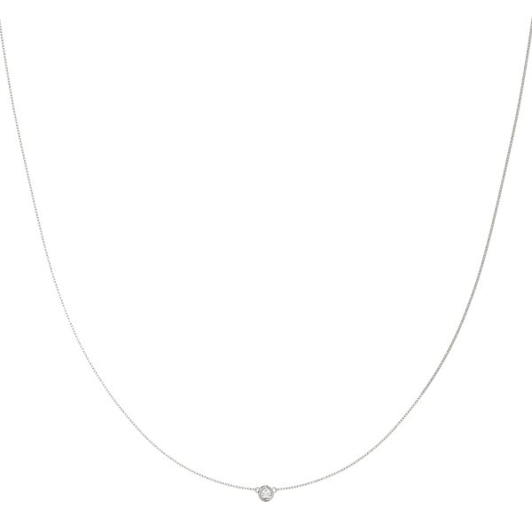 14K White Gold  Necklace