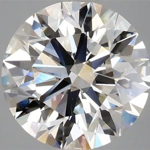 3.16 Carat Round Cut Lab Diamond