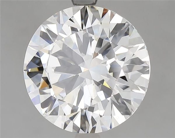 5.53 Carat Round Cut Lab Diamond