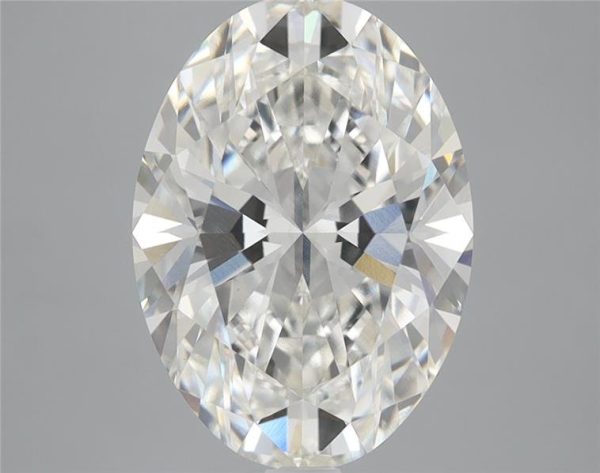 3.93 Carat Oval Cut Lab Diamond
