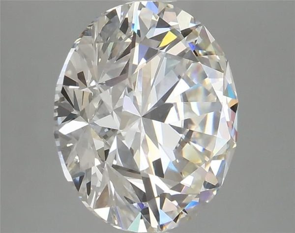 3.96 Carat Round Cut Lab Diamond