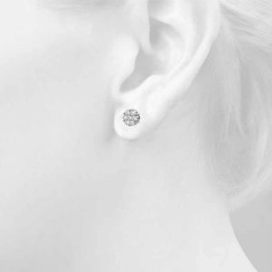 14K White Gold  Earrings