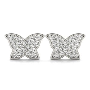 14K White Gold  Earrings