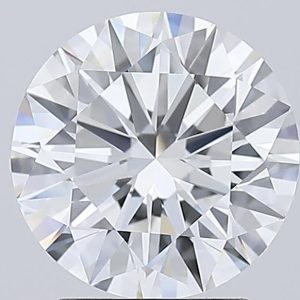 2.61 Carat Round Cut Lab Diamond