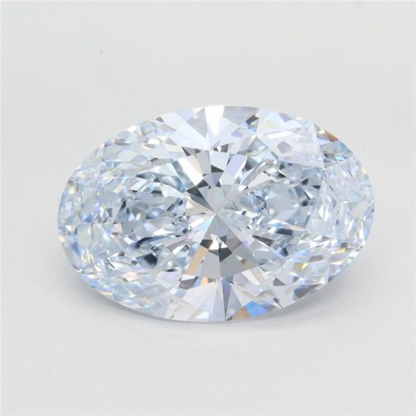 7.03 Carat Oval Cut Lab Diamond