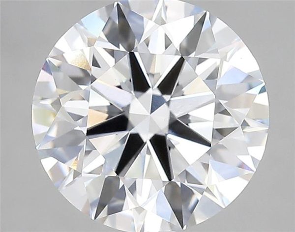 4.61 Carat Round Cut Lab Diamond