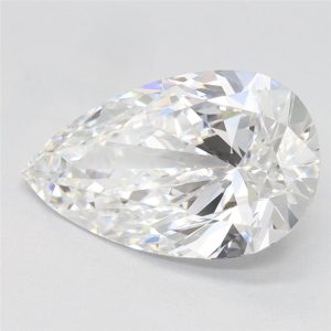 2.62 Carat Pear Cut Lab Diamond