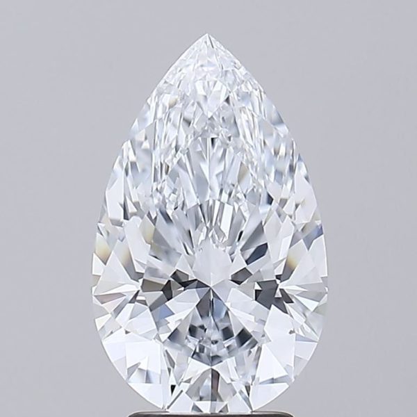 3.39 Carat Pear Cut Lab Diamond