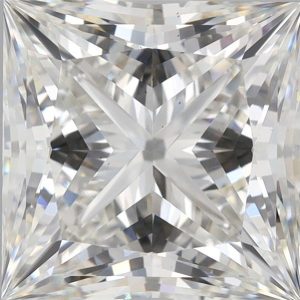 6.60 Carat Princess Cut Lab Diamond