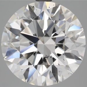5.40 Carat Round Cut Lab Diamond
