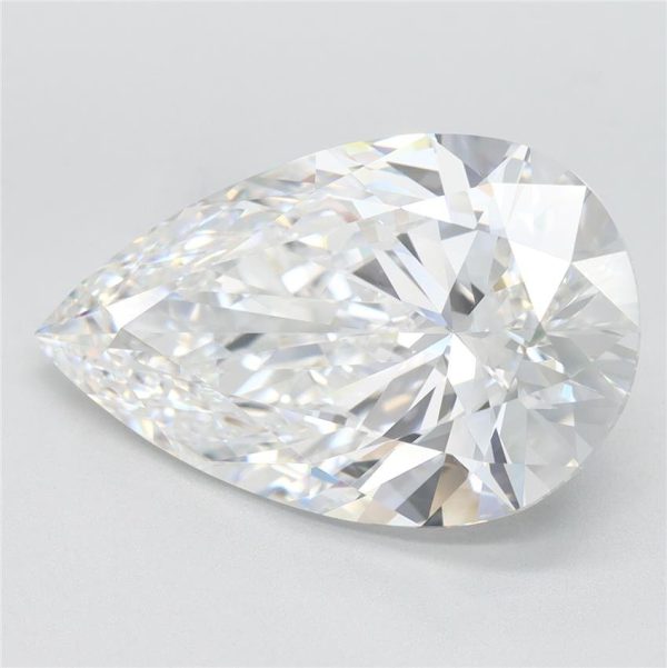 6.09 Carat Pear Cut Lab Diamond