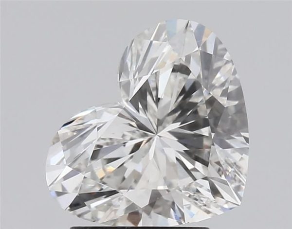 2.44 Carat Heart Cut Lab Diamond