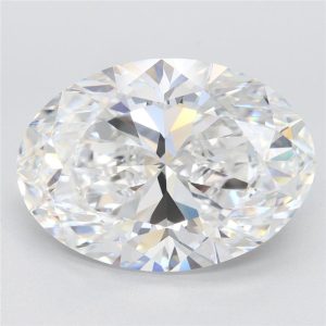 6.21 Carat Oval Cut Lab Diamond