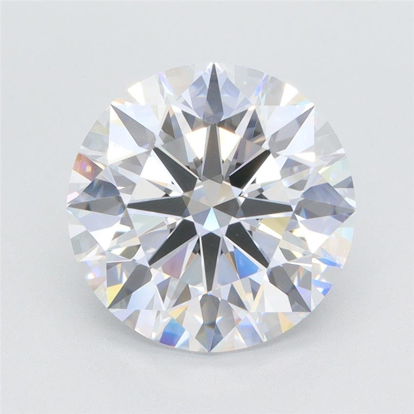 3.75 Carat Round Cut Lab Diamond