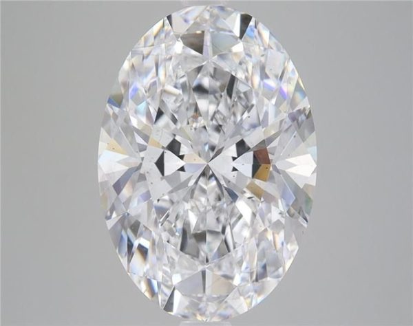 5.72 Carat Oval Cut Lab Diamond