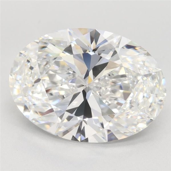 5.48 Carat Oval Cut Lab Diamond