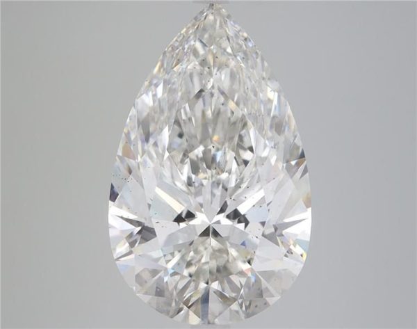 6.07 Carat Pear Cut Lab Diamond