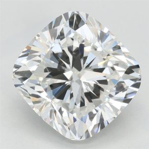 3.21 Carat Cushion Cut Lab Diamond