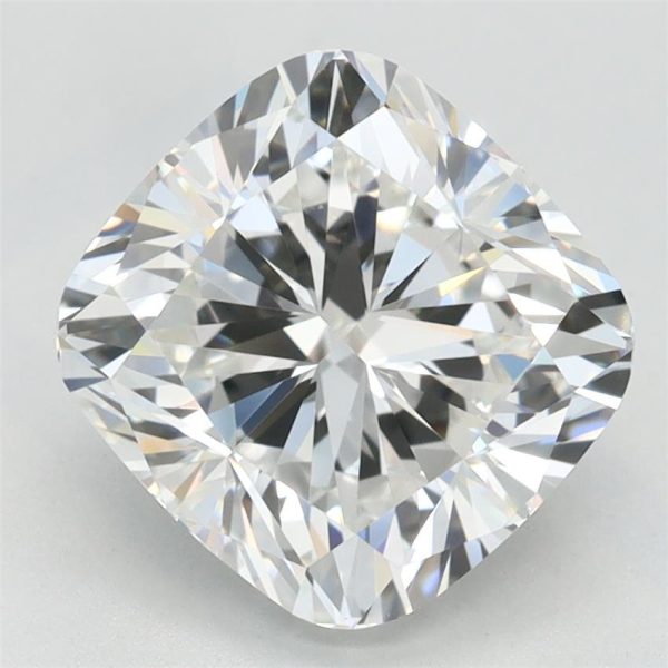 3.21 Carat Cushion Cut Lab Diamond