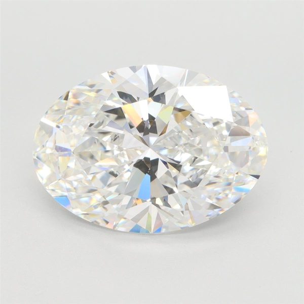 6.83 Carat Oval Cut Lab Diamond