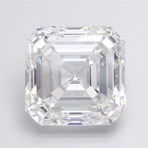 6.33 Carat Asscher Cut Lab Diamond