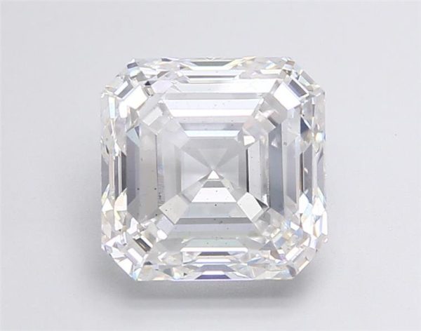 6.33 Carat Asscher Cut Lab Diamond