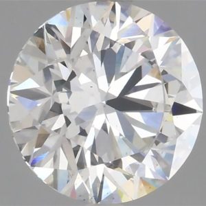 3.27 Carat Round Cut Lab Diamond