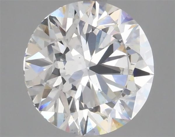 3.27 Carat Round Cut Lab Diamond