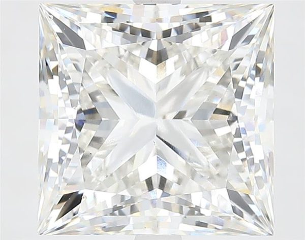 6.79 Carat Princess Cut Lab Diamond