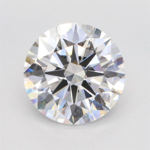 6.04 Carat Round Cut Lab Diamond
