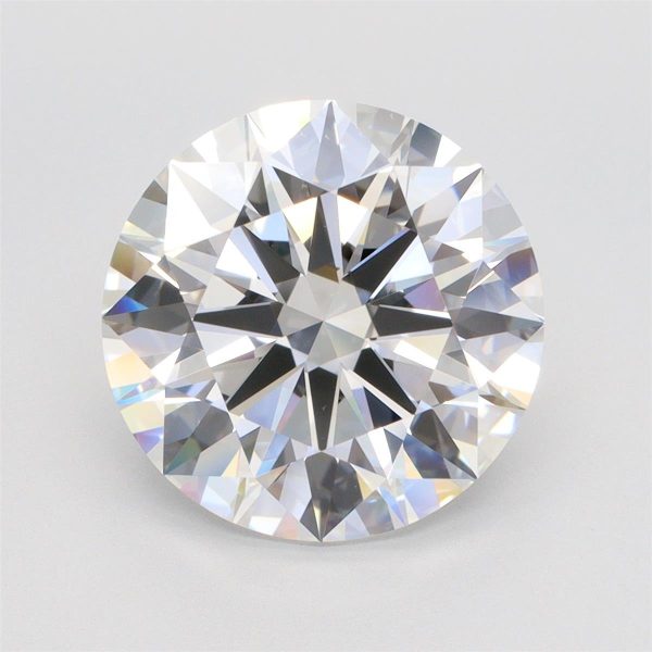 6.04 Carat Round Cut Lab Diamond