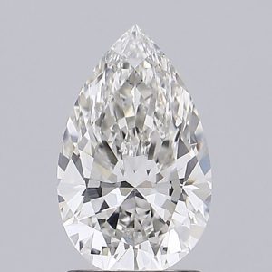 1.61 Carat Pear Cut Lab Diamond