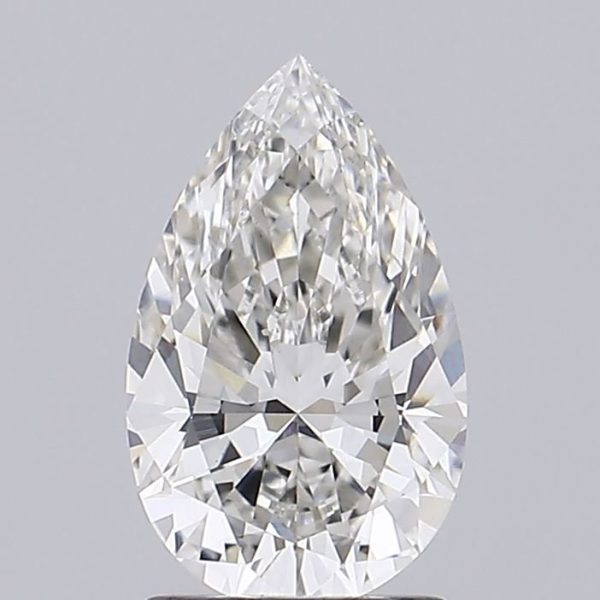 1.61 Carat Pear Cut Lab Diamond