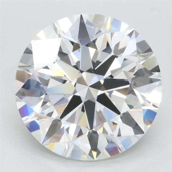 6.80 Carat Round Cut Lab Diamond