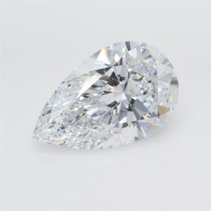 6.40 Carat Pear Cut Lab Diamond