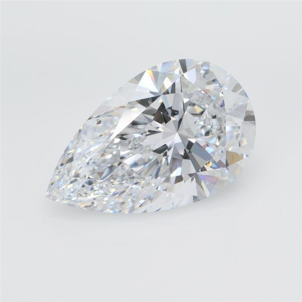 6.40 Carat Pear Cut Lab Diamond