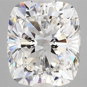 3.66 Carat Cushion Cut Lab Diamond