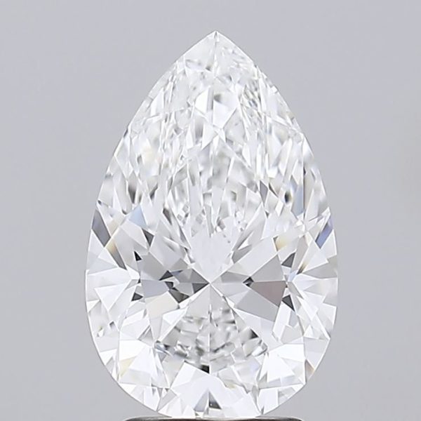 2.72 Carat Pear Cut Lab Diamond