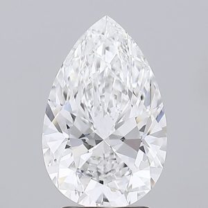 2.72 Carat Pear Cut Lab Diamond