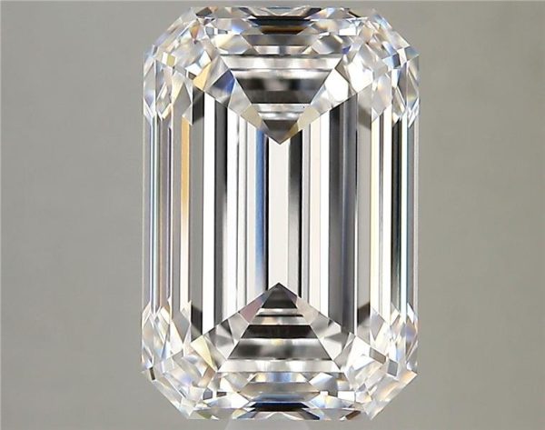 5.34 Carat Emerald Cut Lab Diamond