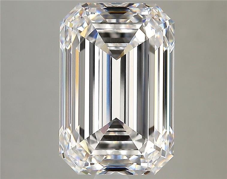 5.34 Carat Emerald Cut Lab Diamond