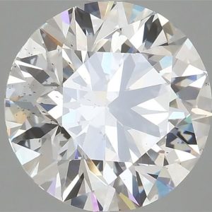 3.40 Carat Round Cut Lab Diamond