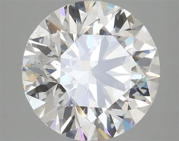 3.40 Carat Round Cut Lab Diamond