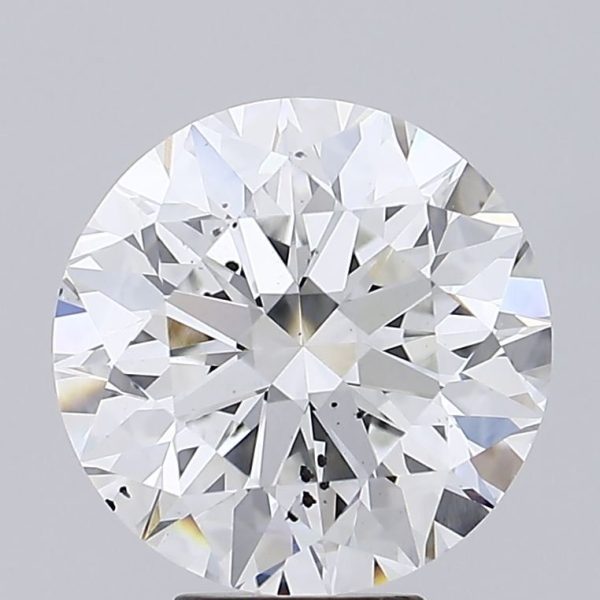 6.26 Carat Round Cut Lab Diamond