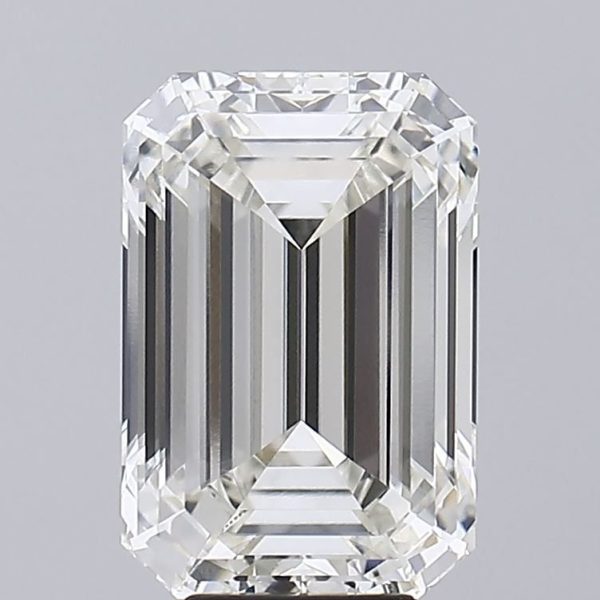 7.59 Carat Emerald Cut Lab Diamond