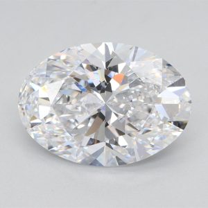 3.24 Carat Oval Cut Lab Diamond
