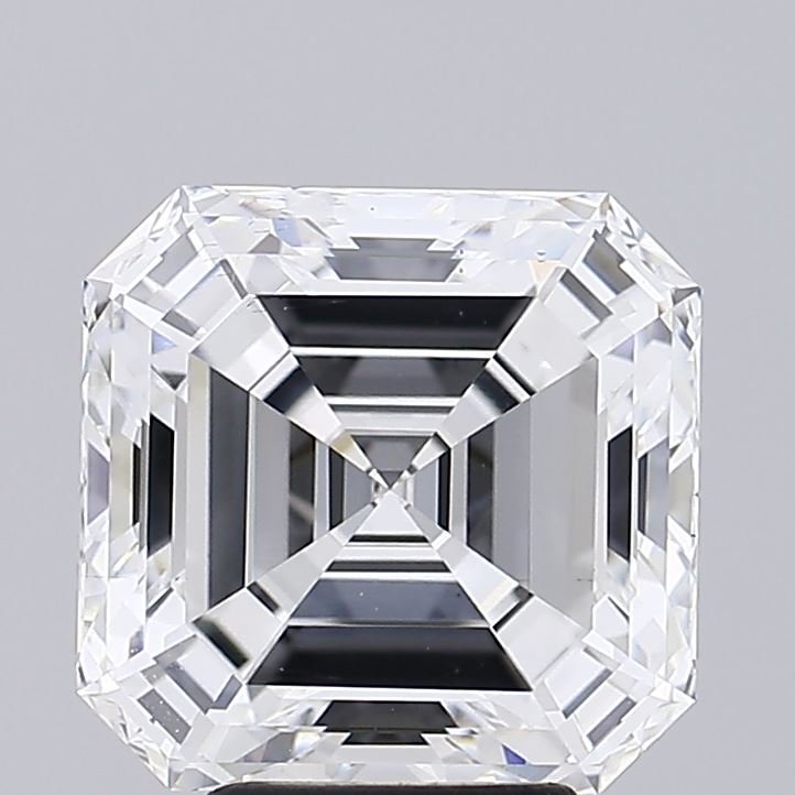 5.11 Carat Asscher Cut Lab Diamond