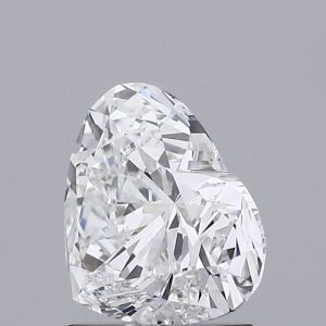 1.65 Carat Heart Cut Lab Diamond