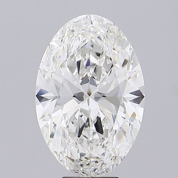 7.54 Carat Oval Cut Lab Diamond