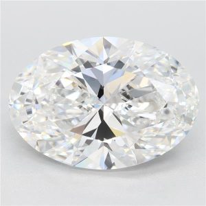 5.67 Carat Oval Cut Lab Diamond